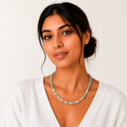 Amazonite & Clearquartz Necklace